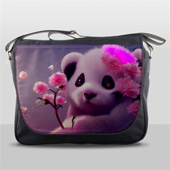 Panda Endangered Protected Bamboo National Treasure Messenger Bag by Pakemis