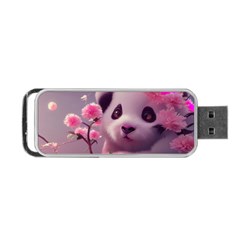 Panda Endangered Protected Bamboo National Treasure Portable Usb Flash (one Side) by Pakemis