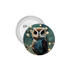 Owl Bird Bird Of Prey Ornithology Animal 1 75  Buttons by Pakemis