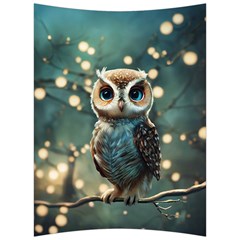 Owl Bird Bird Of Prey Ornithology Animal Back Support Cushion by Pakemis