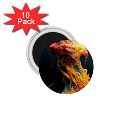 Flame Deep Sea Underwater Creature Wild 1 75  Magnets (10 Pack)  by Pakemis