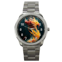 Flame Deep Sea Underwater Creature Wild Sport Metal Watch by Pakemis