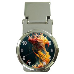 Flame Deep Sea Underwater Creature Wild Money Clip Watches by Pakemis