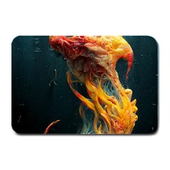 Flame Deep Sea Underwater Creature Wild Plate Mats by Pakemis