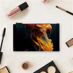 Flame Deep Sea Underwater Creature Wild Cosmetic Bag (small) by Pakemis