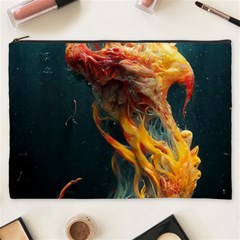 Flame Deep Sea Underwater Creature Wild Cosmetic Bag (xxxl) by Pakemis