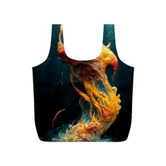 Flame Deep Sea Underwater Creature Wild Full Print Recycle Bag (s) by Pakemis