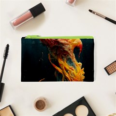 Flame Deep Sea Underwater Creature Wild Cosmetic Bag (xs) by Pakemis