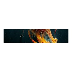 Flame Deep Sea Underwater Creature Wild Velvet Scrunchie by Pakemis