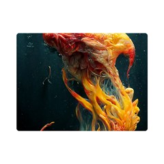 Flame Deep Sea Underwater Creature Wild Flano Blanket (mini)