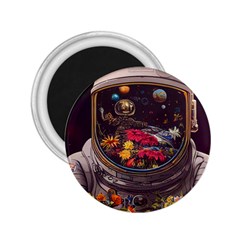 Astronaut Universe Planting Flowers Cosmos Jpg 2.25  Magnets