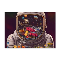 Astronaut Universe Planting Flowers Cosmos Jpg Sticker A4 (10 pack)