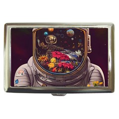 Astronaut Universe Planting Flowers Cosmos Jpg Cigarette Money Case