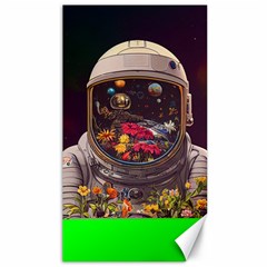 Astronaut Universe Planting Flowers Cosmos Jpg Canvas 40  x 72 