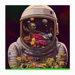 Astronaut Universe Planting Flowers Cosmos Jpg Medium Glasses Cloth