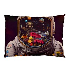 Astronaut Universe Planting Flowers Cosmos Jpg Pillow Case