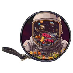 Astronaut Universe Planting Flowers Cosmos Jpg Classic 20-CD Wallets