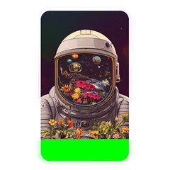 Astronaut Universe Planting Flowers Cosmos Jpg Memory Card Reader (Rectangular)