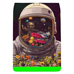 Astronaut Universe Planting Flowers Cosmos Jpg Removable Flap Cover (S)