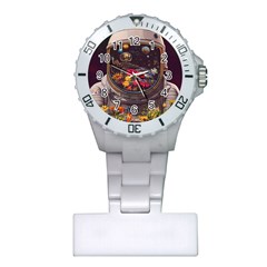 Astronaut Universe Planting Flowers Cosmos Jpg Plastic Nurses Watch