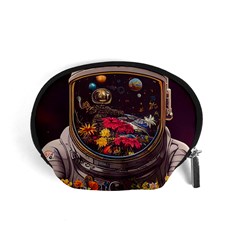 Astronaut Universe Planting Flowers Cosmos Jpg Accessory Pouch (Small)