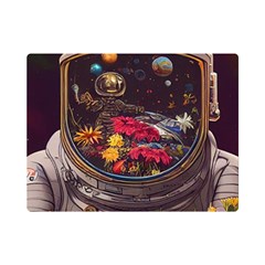 Astronaut Universe Planting Flowers Cosmos Jpg Flano Blanket (Mini)