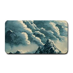 Mountains Alps Nature Clouds Sky Fresh Air Medium Bar Mat by Pakemis