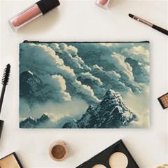 Mountains Alps Nature Clouds Sky Fresh Air Cosmetic Bag (large) by Pakemis