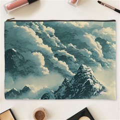 Mountains Alps Nature Clouds Sky Fresh Air Cosmetic Bag (xxxl) by Pakemis