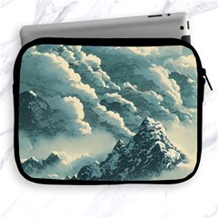 Mountains Alps Nature Clouds Sky Fresh Air Apple Ipad 2/3/4 Zipper Cases by Pakemis