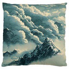 Mountains Alps Nature Clouds Sky Fresh Air Standard Flano Cushion Case (one Side) by Pakemis