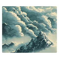 Mountains Alps Nature Clouds Sky Fresh Air Double Sided Flano Blanket (small) by Pakemis