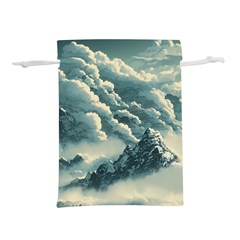 Mountains Alps Nature Clouds Sky Fresh Air Lightweight Drawstring Pouch (s) by Pakemis