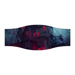 Haunted House Halloween Cemetery Moonlight Stretchable Headband by Pakemis