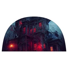 Haunted House Halloween Cemetery Moonlight Anti Scalding Pot Cap by Pakemis