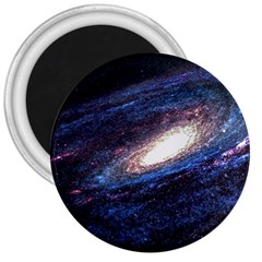 Space Cosmos Galaxy Stars Black Hole Universe 3  Magnets by Pakemis