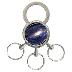 Space Cosmos Galaxy Stars Black Hole Universe 3-ring Key Chain by Pakemis