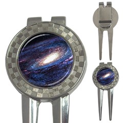 Space Cosmos Galaxy Stars Black Hole Universe 3-in-1 Golf Divots by Pakemis