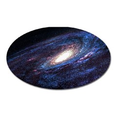 Space Cosmos Galaxy Stars Black Hole Universe Oval Magnet by Pakemis