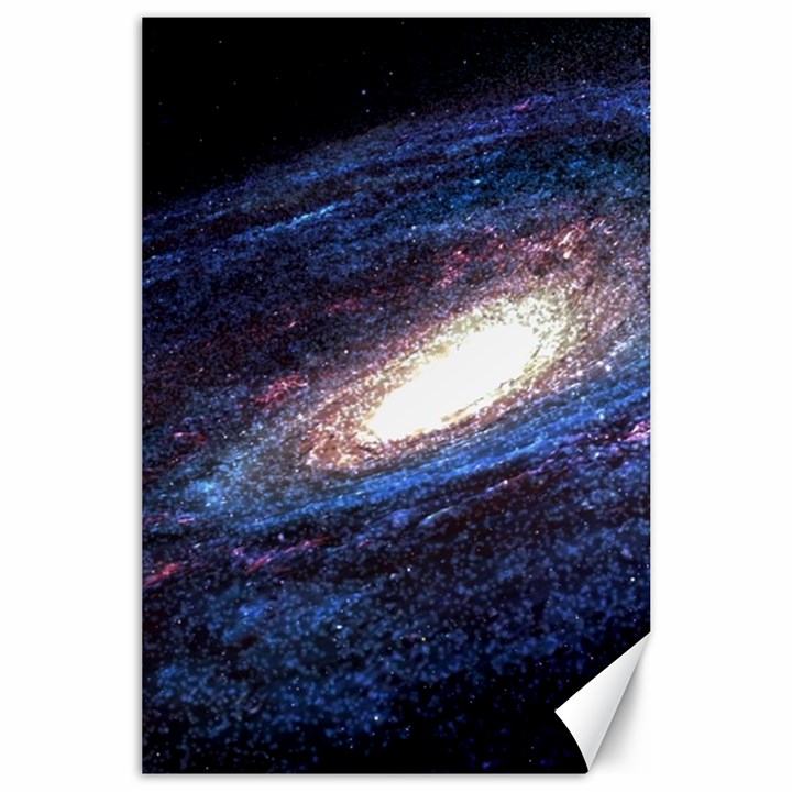 Space Cosmos Galaxy Stars Black Hole Universe Canvas 24  x 36 