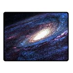 Space Cosmos Galaxy Stars Black Hole Universe Fleece Blanket (Small) 50 x40  Blanket Front