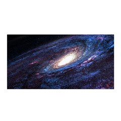 Space Cosmos Galaxy Stars Black Hole Universe Satin Wrap 35  X 70  by Pakemis