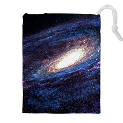 Space Cosmos Galaxy Stars Black Hole Universe Drawstring Pouch (5xl) by Pakemis