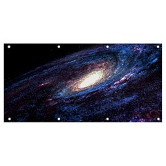 Space Cosmos Galaxy Stars Black Hole Universe Banner And Sign 8  X 4  by Pakemis