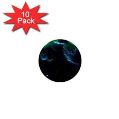 Space Cosmos Galaxy Stars Black Hole Universe Art 1  Mini Buttons (10 Pack)  by Pakemis