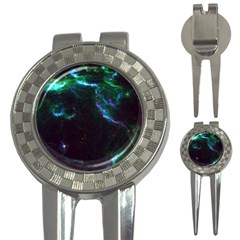 Space Cosmos Galaxy Stars Black Hole Universe Art 3-in-1 Golf Divots by Pakemis