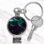 Space Cosmos Galaxy Stars Black Hole Universe Art Nail Clippers Key Chain Front