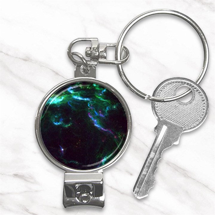 Space Cosmos Galaxy Stars Black Hole Universe Art Nail Clippers Key Chain