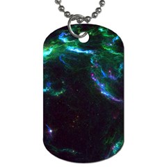 Space Cosmos Galaxy Stars Black Hole Universe Art Dog Tag (one Side) by Pakemis