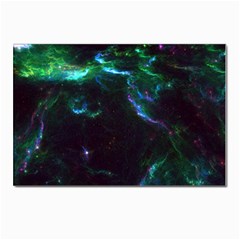 Space Cosmos Galaxy Stars Black Hole Universe Art Postcard 4 x 6  (pkg Of 10) by Pakemis